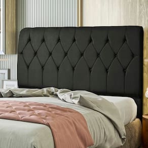 Cabeceira Málaga 195 Cm Queen Preto