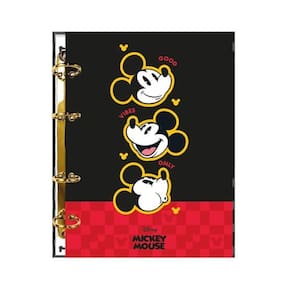 Caderno Argolado Colegial Mickey Disney 120 Fls Com Divisórias Foroni 386879-5