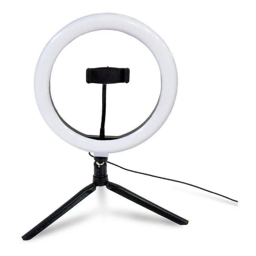 Kit Iluminador De Led Ring Light 12`` Pol Ilun-R12W16 Exbom