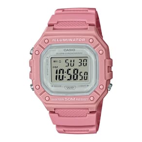Relógio Feminino Casio Digital Rosa Standar W-218HC-4AVDF-SC