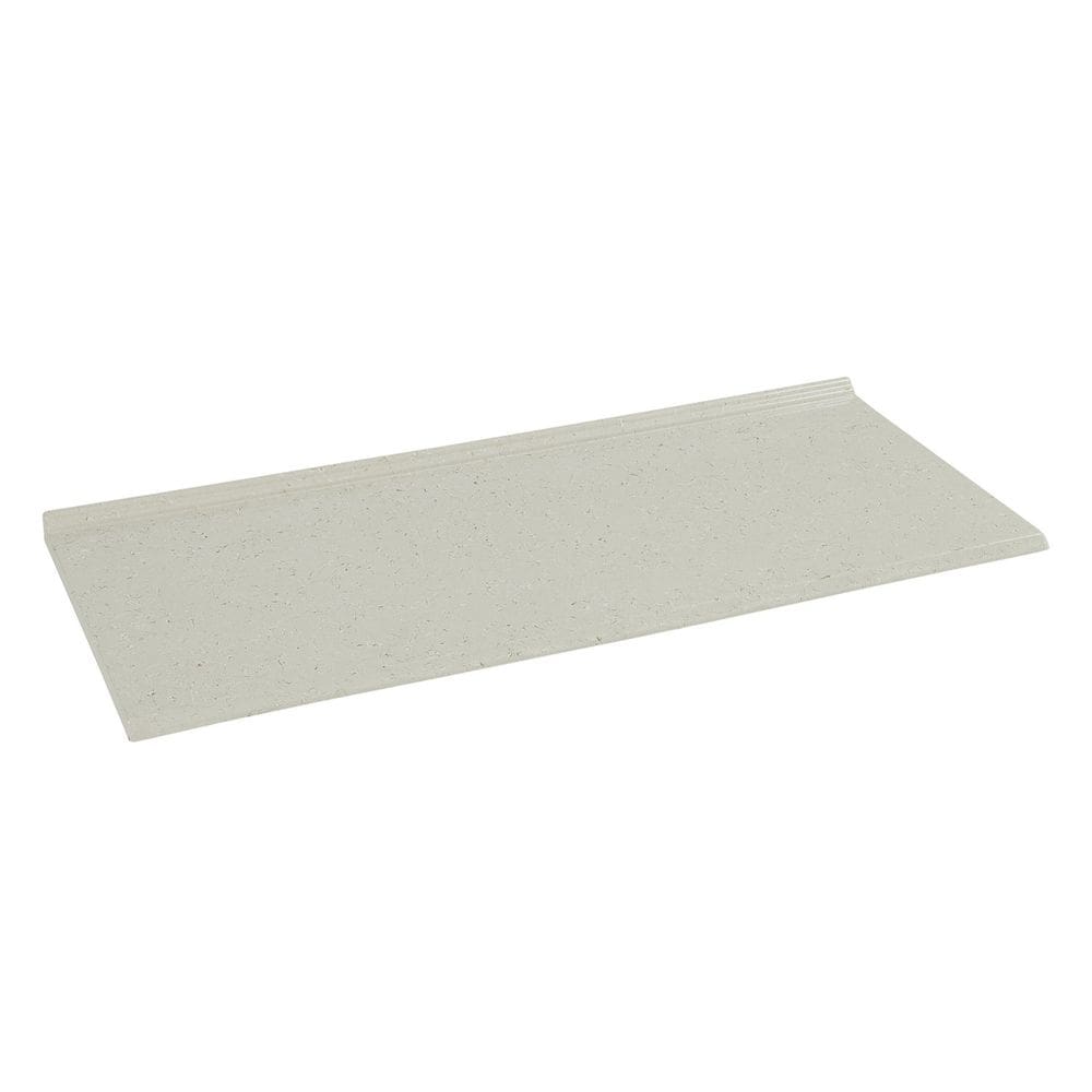 Tampo Mármore Sintético 120cmx53cm Para Balcão de Cozinha Travertino