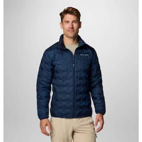 Jaqueta Columbia Down Delta Ridge Sem Capuz Azul Marinho Masculino