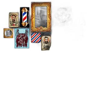 Kit 11 Placas Decorativas Barbearia
