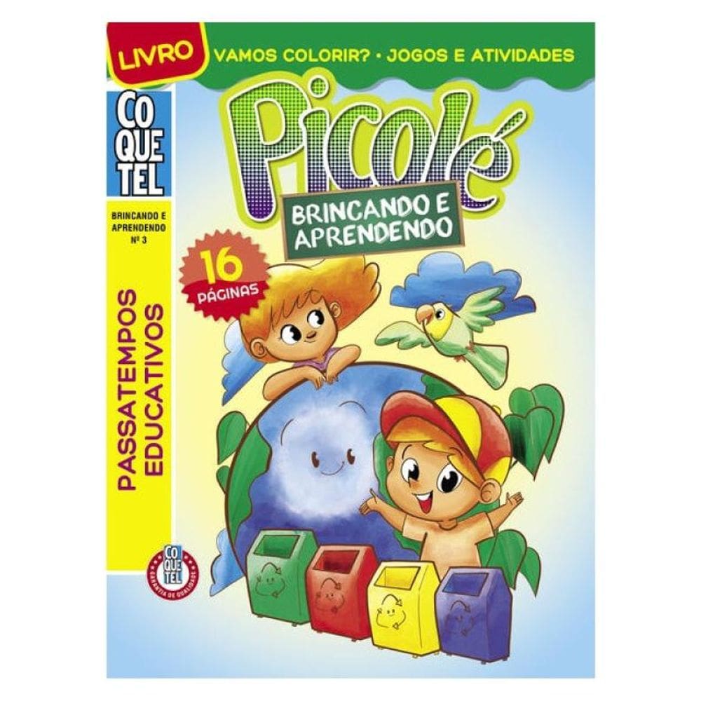 Livro Coquetel Brincando Aprendendo 3