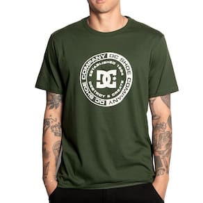 Camiseta DC Shoes DC Corpo SM25 Masculina Verde Escuro