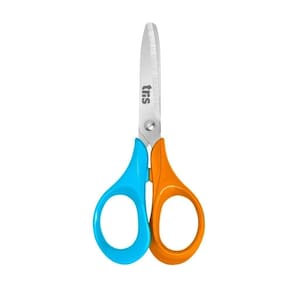 Tesoura Escolar Class Duo 13cm Tris Laranja E Azul