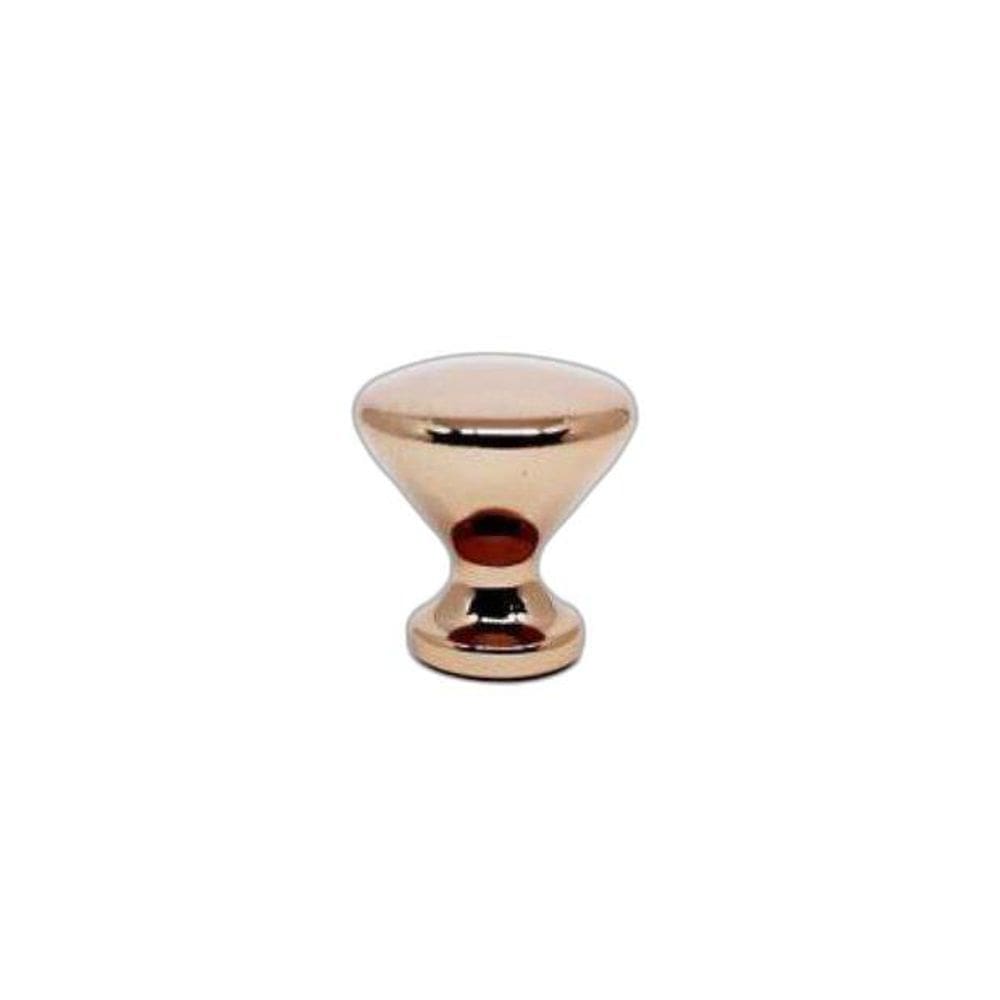 Puxador De Gaveta Zamac Sobrepor Zen Cup - Rose