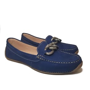 Mocassim Dockside Feminino Couro Bico Redondo Moderno Casual