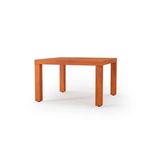 Mesa De Centro Riviera 50cm X 50cm Nogueira