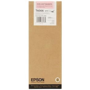 Cartucho De Tinta Epson T6066 Magenta Claro