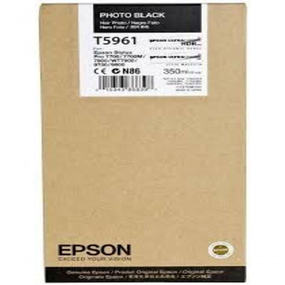Cartucho De Tinta Epson T5961 Photo Black