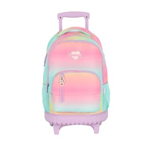 Mochila De Rodinhas Lançamento Up4You Roxa Colors - Luxcel