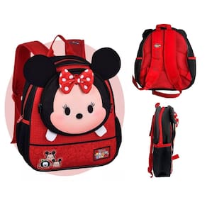 Mochila Infantil Minnie Passeio Escolar Costas Diversão