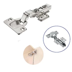 Dobradiça S95 98 Clip On Curva Inox Com Amortecedor Hardt