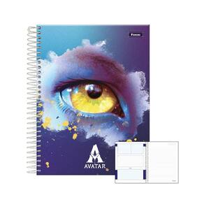 Caderno Colegial 1 Matéria 80Fls Avatar Olho Foroni