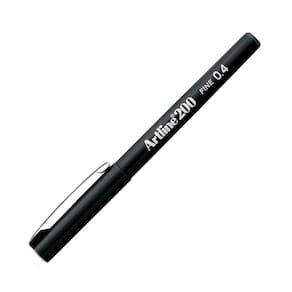 Caneta Fine Pen 0.4mm Artline 200 Tilibra Preto