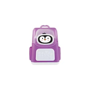 Apontador Duplo Com Borracha E Depósito Mochila Tris Roxo
