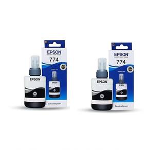 Tinta Epson T774 T774120 Black| L656 L1455 L655 M100 M105 M200 Conjunto 2 Pçs