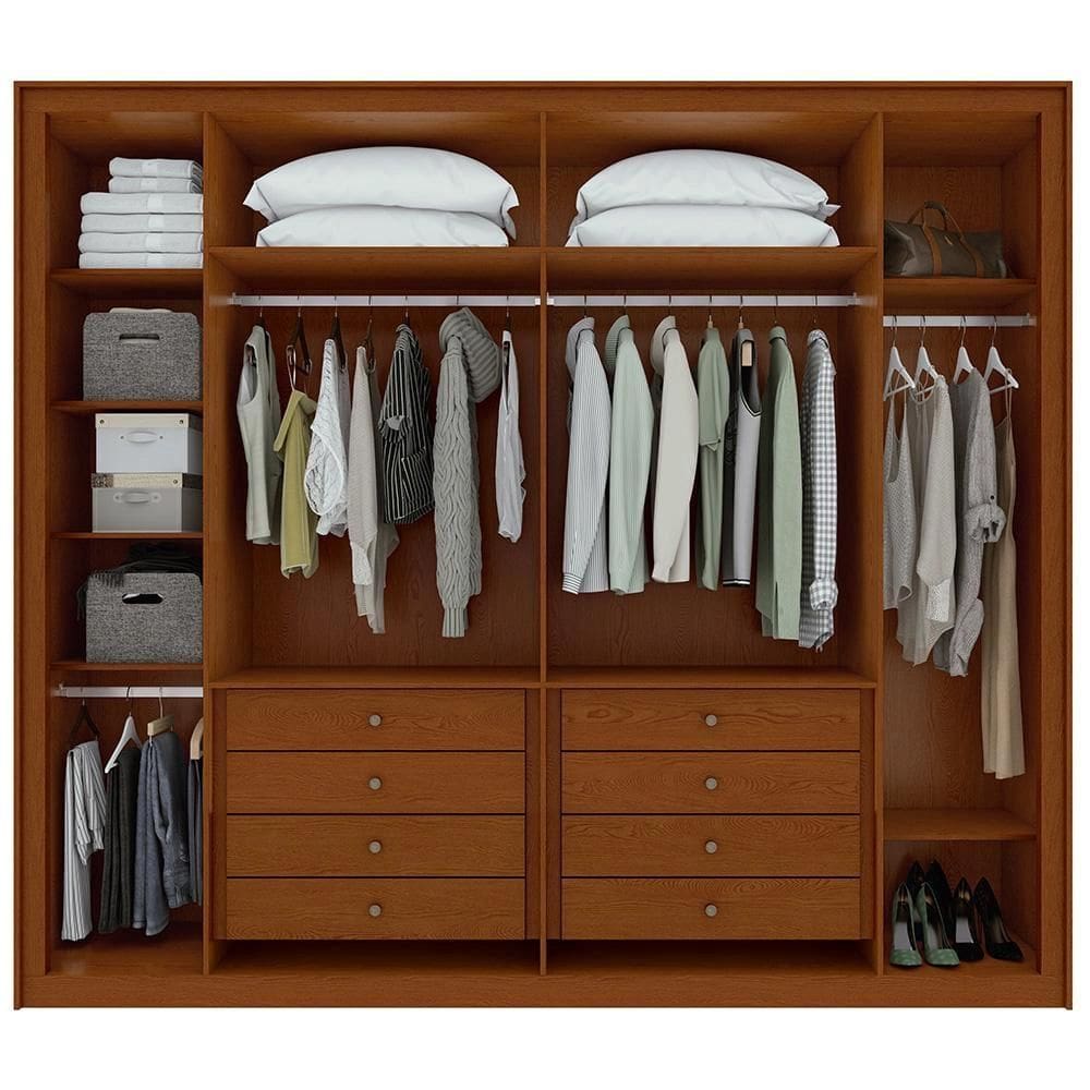 Guarda Roupa Lopas Imperatore 6 Portas 8 Gavetas | Casas Bahia