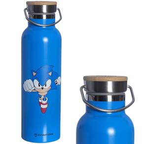 Garrafa Sonic Térmica 12 Horas Quente Gelada 600ml Com Alça Oficial Sega