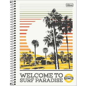 Caderno Espiral Capa Dura Universitário Pepper Masculino 80 Folhas 1 Matéria Tilibra