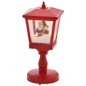 Lanterna Natalina Papai Noel Com Luz E Movimento 30Cm Mabruk
