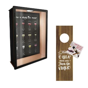 Porta Rolhas Decorativo + Suporte De Garrafa De Espumante