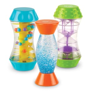Recursos de aprendizagem do Sensory Trio Fidget Tubes para crianças de 3 a 3 anos