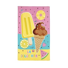 Toalha Banho 70X115Cm Infantil Felpudo La Doce Vita Dohler