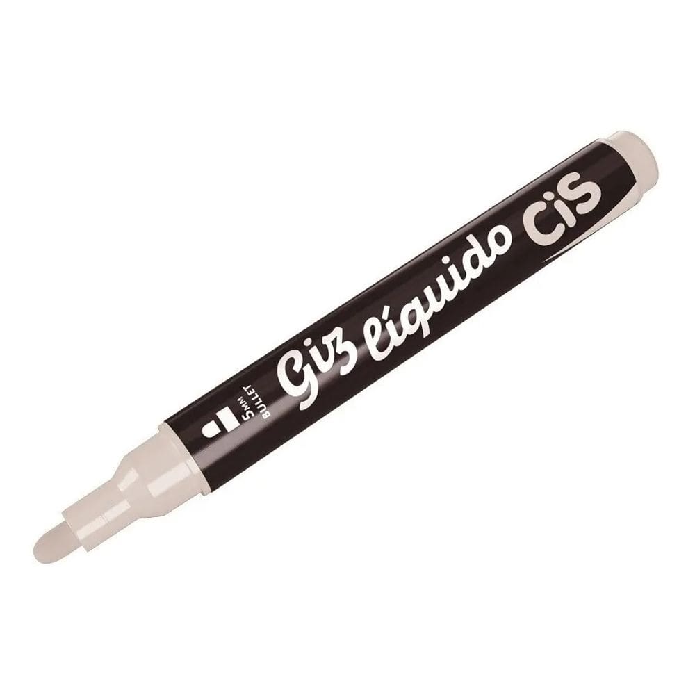 Caneta Giz Líquido 5mm CIS p/ Vidros Lousa Quadro Espelhos Carro
