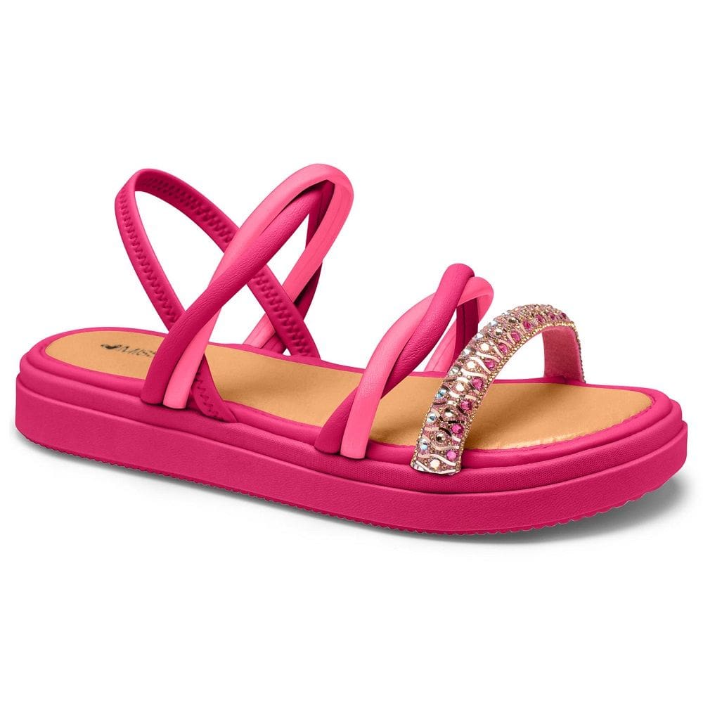 Sandália Flatform Mississipi MI243 Feminina - Aveia