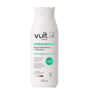 Vult Corpo Hidraluronic Hidratação Intensiva - Hidratante Desodorante Corporal 350ml