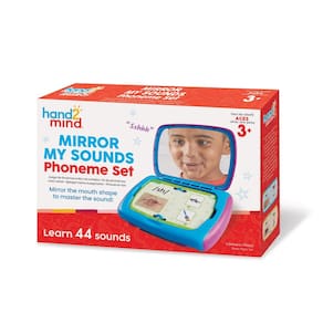 Conjunto de fonemas hand2mind Mirror My Sounds Phonics Kindergarten