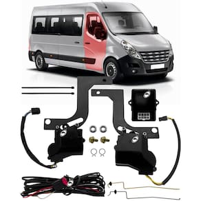 Kit Trava Elétrica TRM2D Master 2014 a 2020 2 Portas Dianteiras Tragial