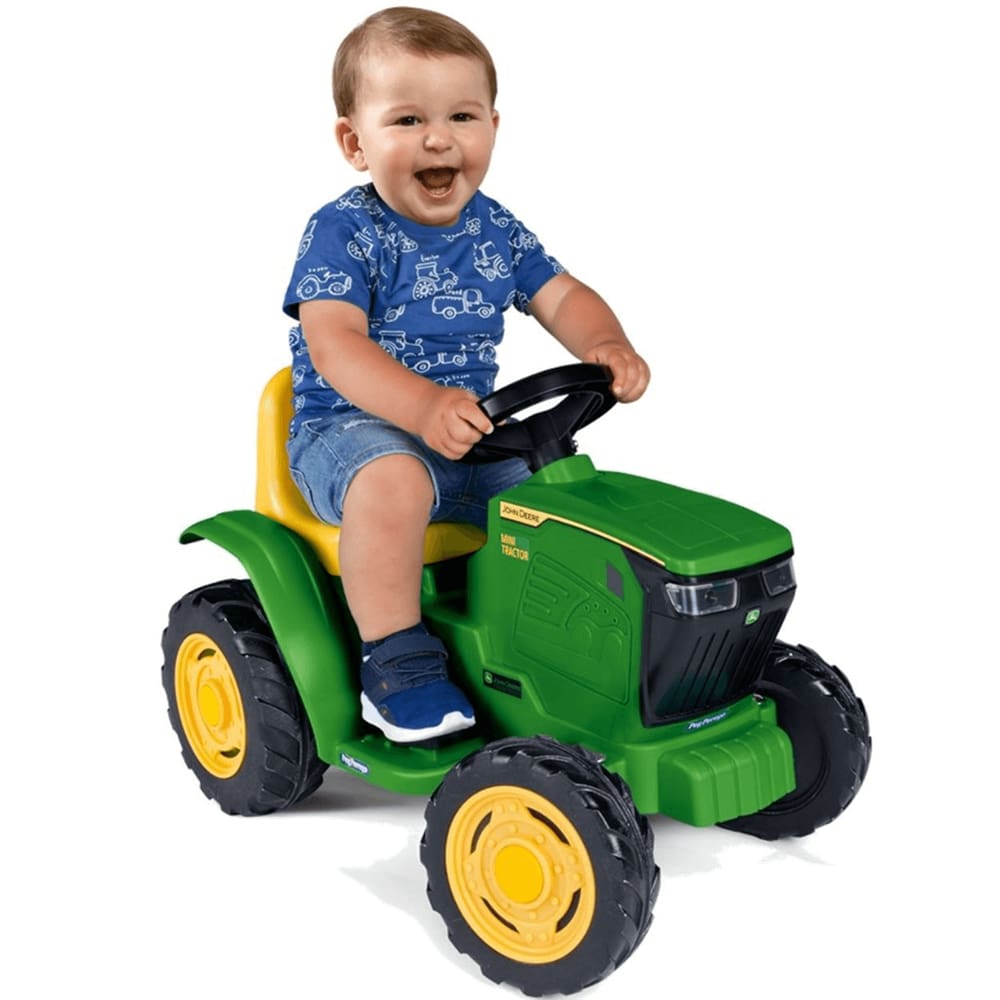 Trator Eletrico Menino Menina Peg Perego Deere Mini Tractor 6V +1 ano