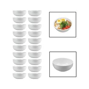 Kit 20 Tigelas Bowl 1150Ml Melamina Cumbuca Sopa Salada