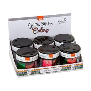 Glitter Shaker Colors 6 Cores - 60g - Brw Unica Glitter Shaker Colors 6 Cores - 60g - Brw