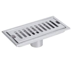 Ralo Linear 20cm Aço Inox Banheiro Anti Odor Anti Inseto Area Externa Lavabo Piscina Quintal