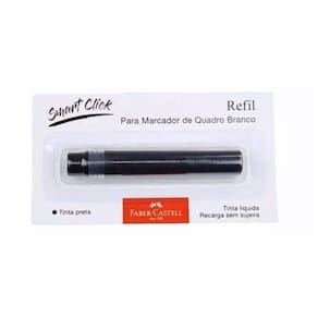 Refil Pincel Marcador Quadro Branco Faber-castell Preto