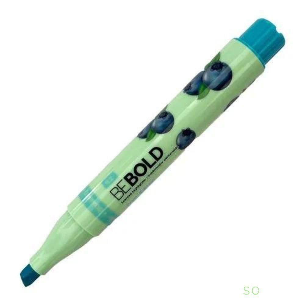 Marca Texto Com Aroma De Frutas Be Bold Newpen Azul (mirtilo)