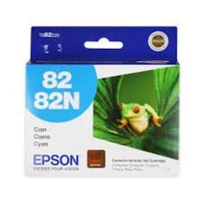 Cartucho De Tinta Epson To82 Azul T082220 Br R270 R290 Rx590 Rx390 T50 Tx720