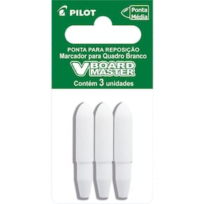 Ponta P- Marcador Quadro Branco Recarregável Wbs-vbm 3 Unidades Wbtip Pilot