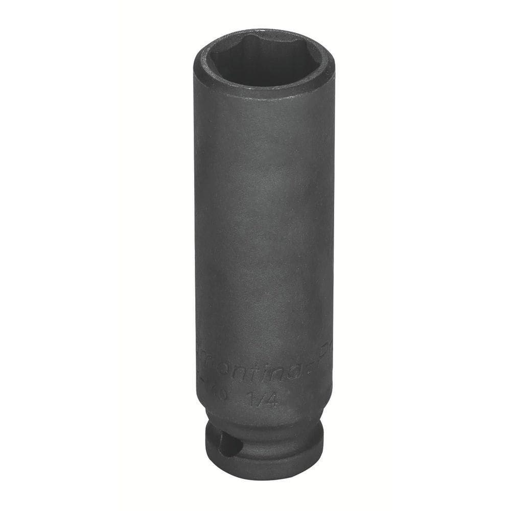 Soquete Impacto Sextavado Longo Cromo Molibdênio 13mm Encaixe 1/4`` Tramontina Pro Tramontina