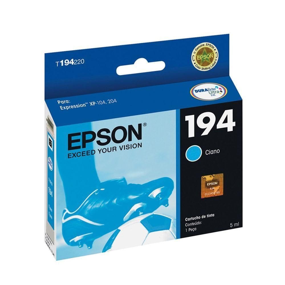 Cartucho De Tinta Epson T194220 T194 Cyano | Expression Xp214 Xp 214 Xp204 Xp 204