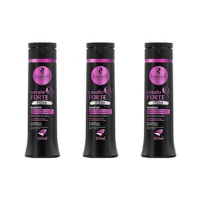 Shampoo Haskell 300Ml Hidra Cavalo Forte - Kit Com 3Un