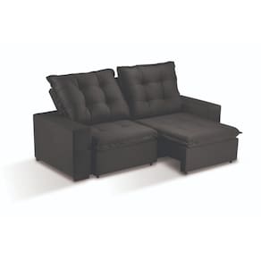 Sofá Retrátil 3 Lugares Rincão Yaris RIS.003.0001 250CM 9903-Cinza