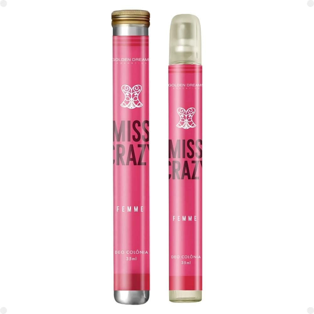 Deo Colônia Golden Dreams Femme Miss Crazy 35ml