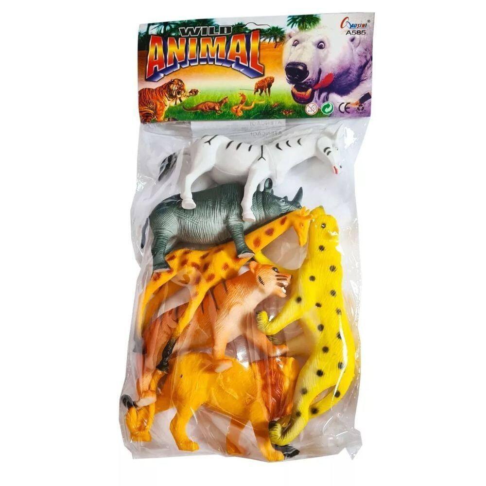 Wild Animal Kit C- 6 Animais - Toy | Casas Bahia