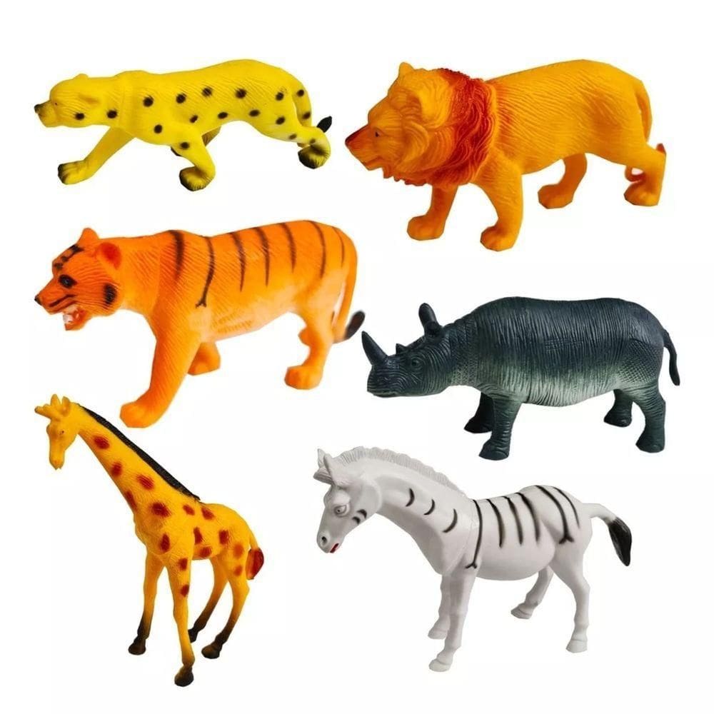 Wild Animal Kit C- 6 Animais - Toy | Casas Bahia