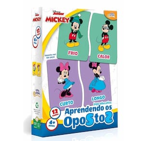 Jogo Aprendendo Os Opostos Mickey - Toyster Unica Jogo Aprendendo Os Opostos Mickey - Toyster